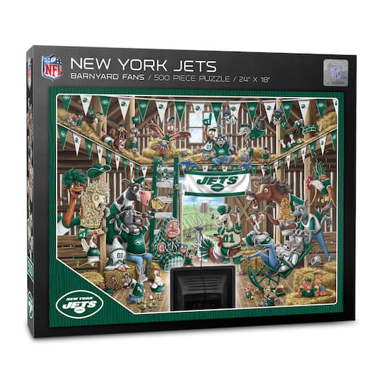 NFL Barnyard Fans 500 Piece Puzzle By Youthefan in New York Jets | 18" x 24" | Michaels®